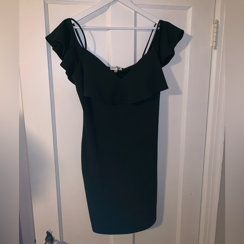 Green short dress size large